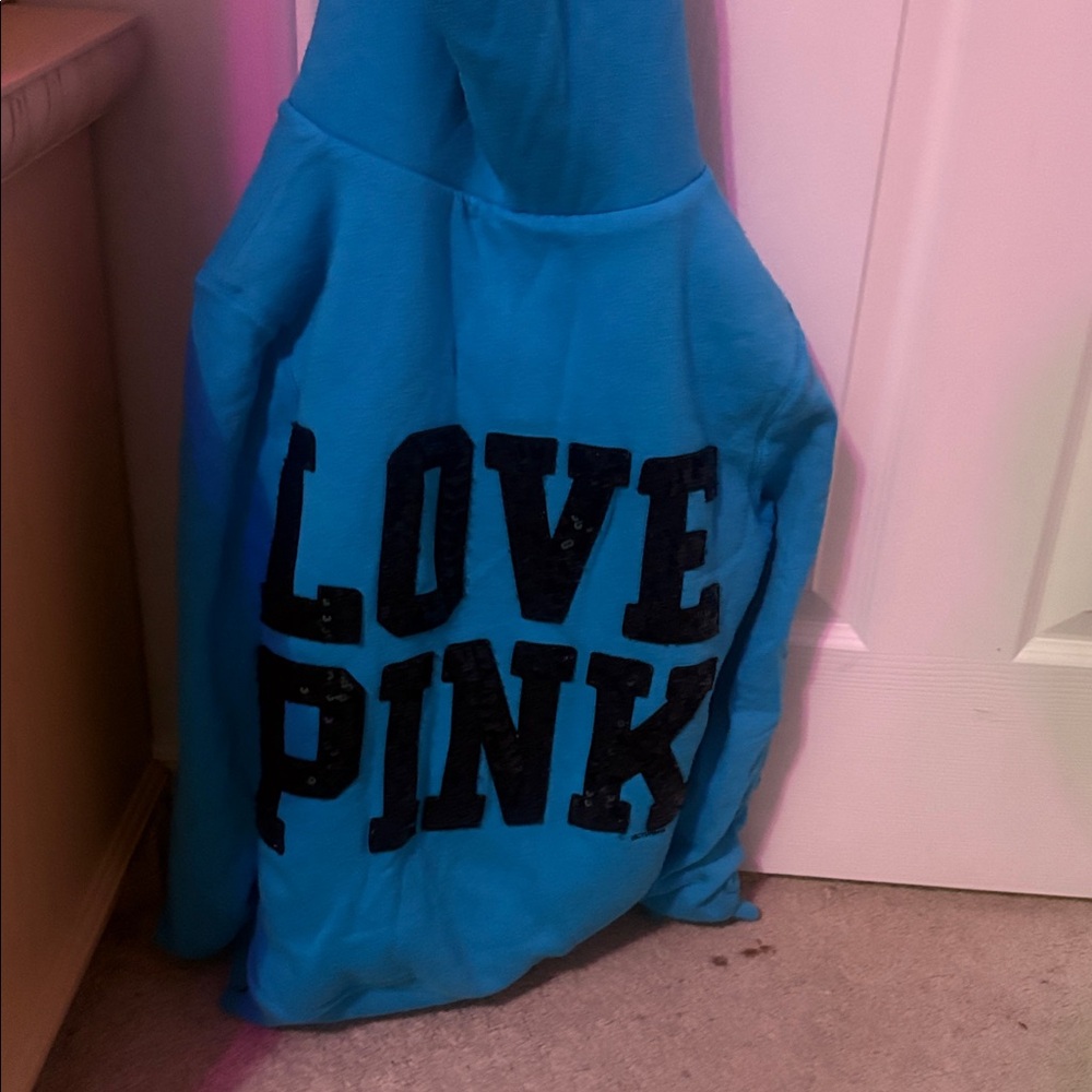 PINK Victoria's Secret Blue Hoodie for Kids